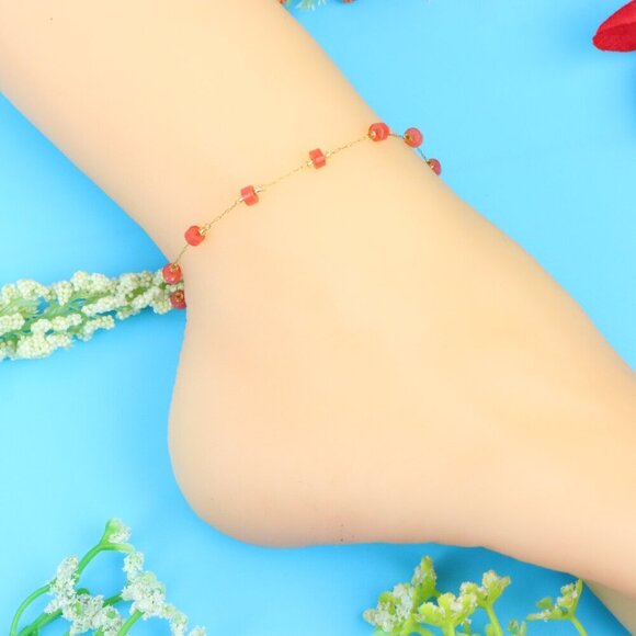 Elegant Handmade Anklet – Perfect for Women & Girls | Ideal Gift Option, DYC1571 - Picture 7 of 7